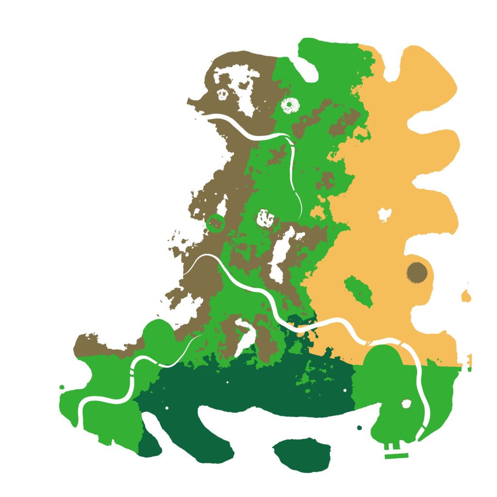 Biome Rust Map: Procedural Map, Size: 4250, Seed: 45905422