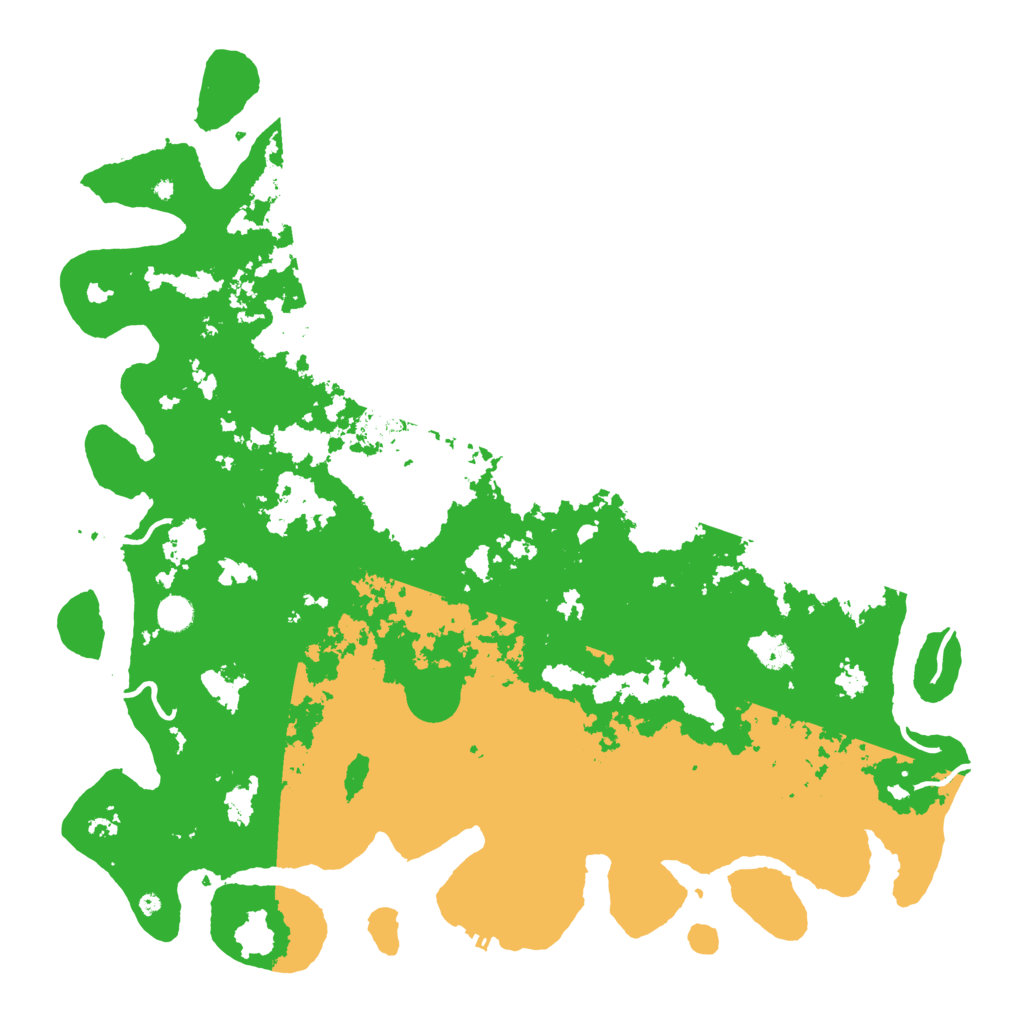 Biome Rust Map: Procedural Map, Size: 5000, Seed: 200000