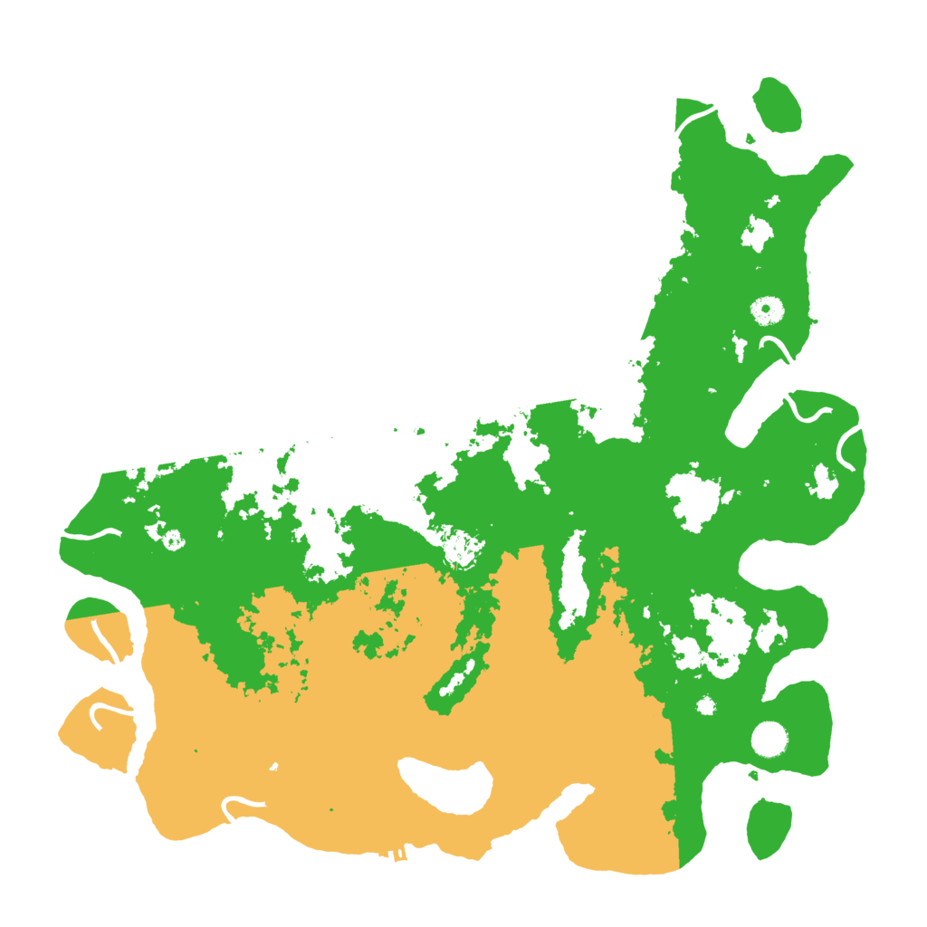 Biome Rust Map: Procedural Map, Size: 4500, Seed: 1741018671