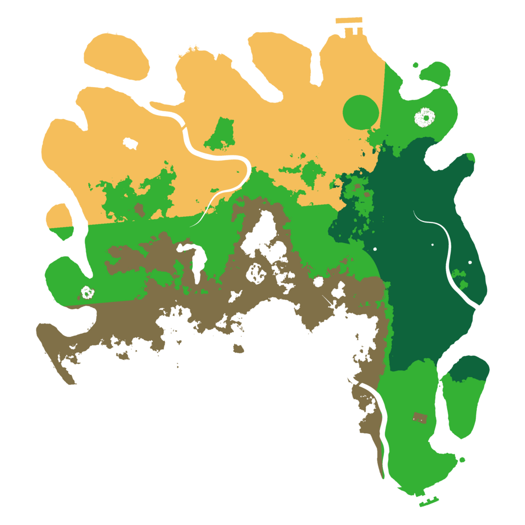 Biome Rust Map: Procedural Map, Size: 4000, Seed: 8082754
