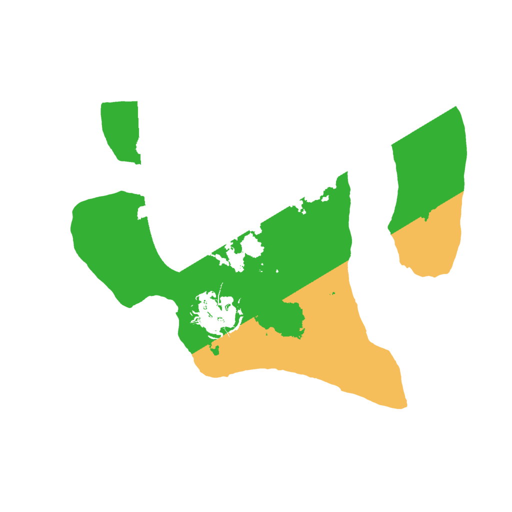 Biome Rust Map: Barren, Size: 2000, Seed: 299090