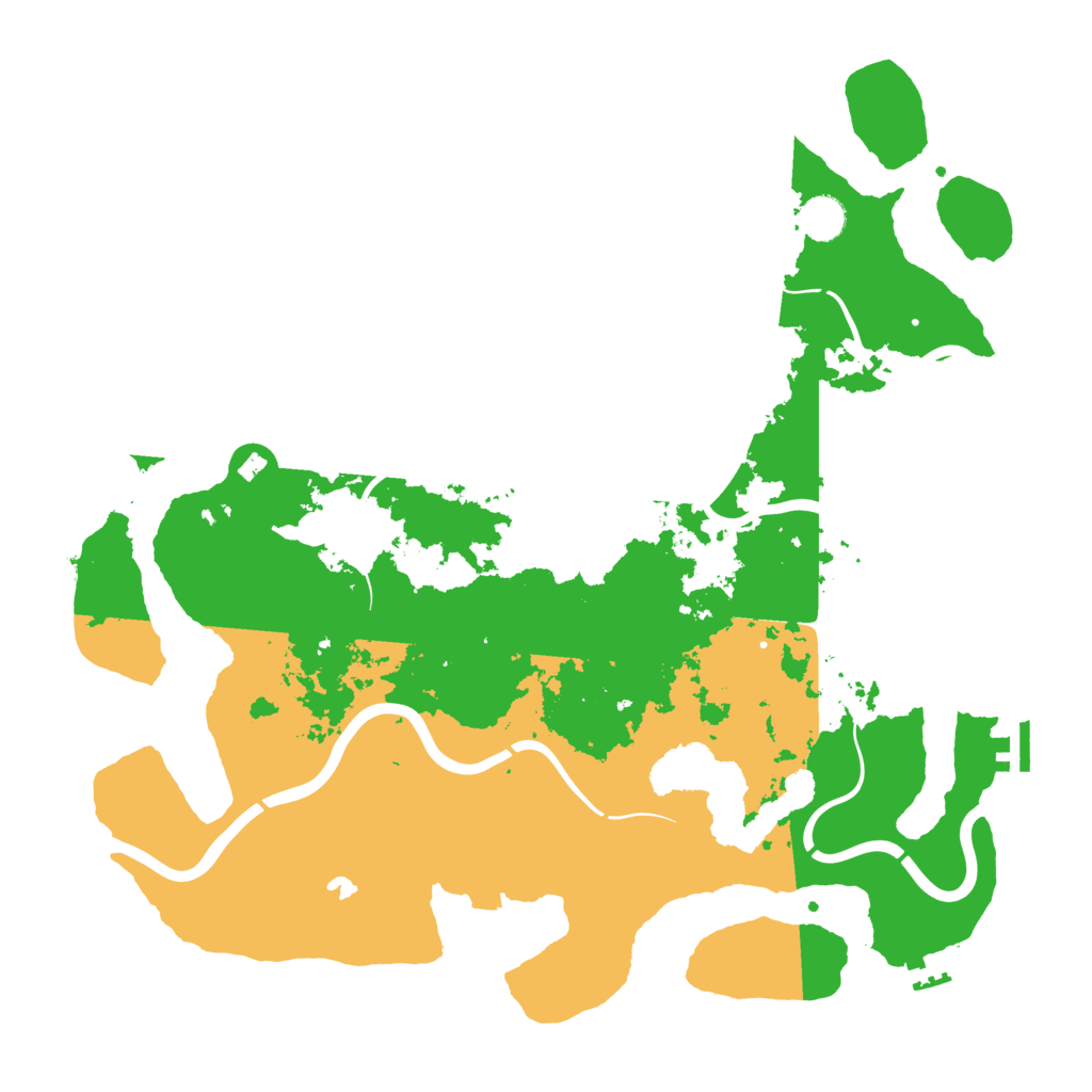 Biome Rust Map: Procedural Map, Size: 4250, Seed: 97833616