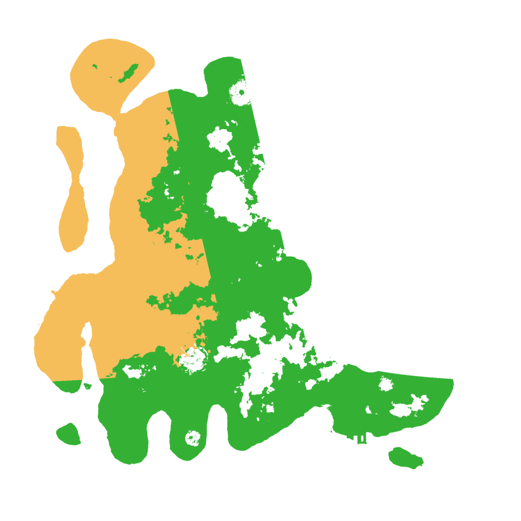 Biome Rust Map: Procedural Map, Size: 3500, Seed: 2043047559