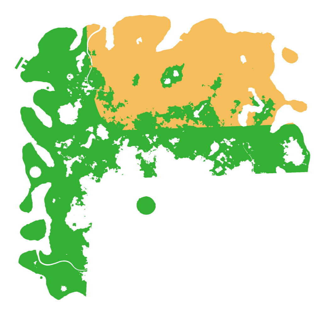Biome Rust Map: Procedural Map, Size: 5000, Seed: 856829576