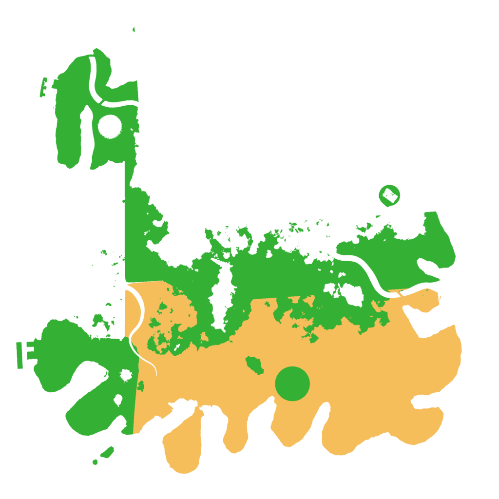 Biome Rust Map: Procedural Map, Size: 3800, Seed: 1345197676