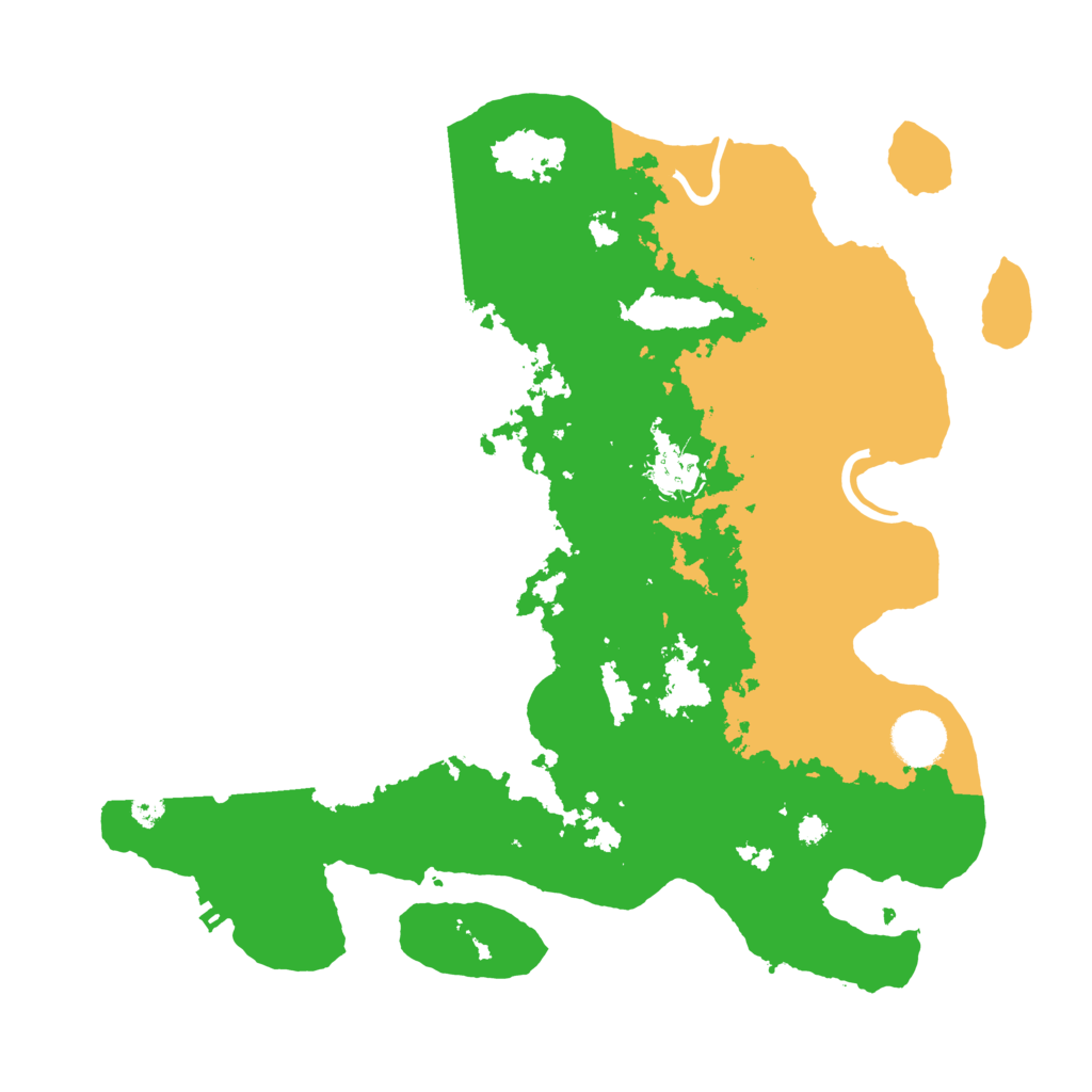 Biome Rust Map: Procedural Map, Size: 3500, Seed: 51987562
