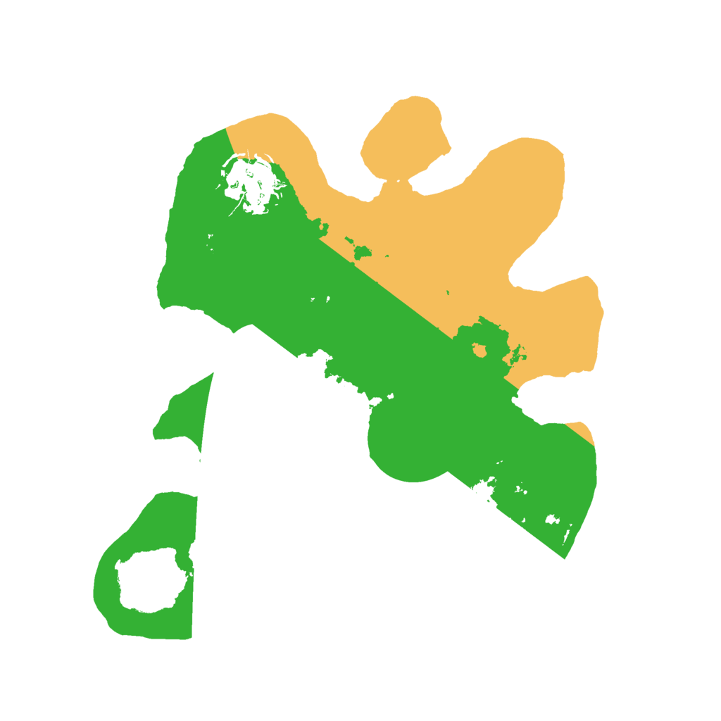 Biome Rust Map: Barren, Size: 2200, Seed: 351423415