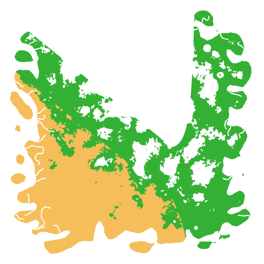 Biome Rust Map: Procedural Map, Size: 6000, Seed: 589756