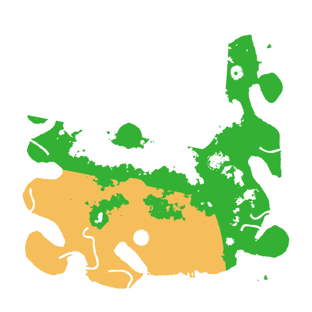 Biome Rust Map: Procedural Map, Size: 3500, Seed: 3925924