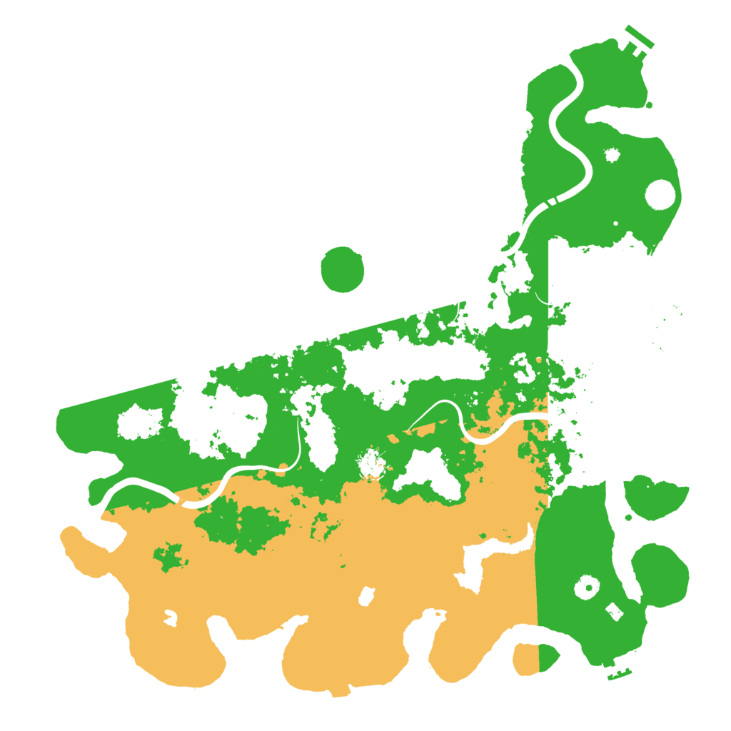 Biome Rust Map: Procedural Map, Size: 4500, Seed: 29876