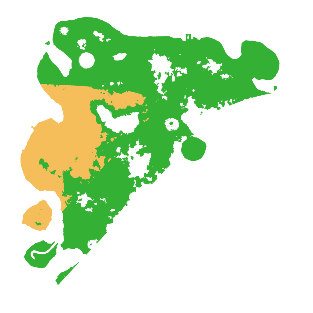 Biome Rust Map: Procedural Map, Size: 3500, Seed: 424129820