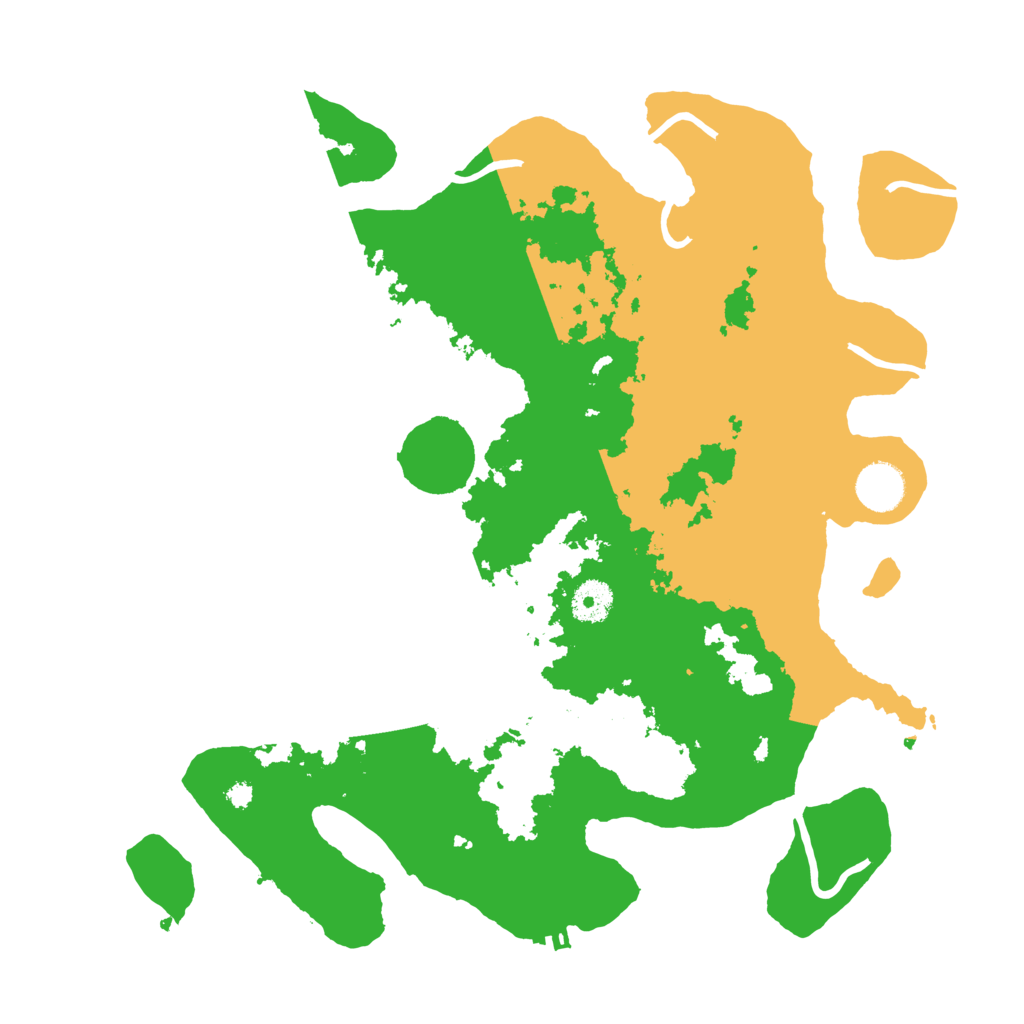 Biome Rust Map: Procedural Map, Size: 3700, Seed: 193413342