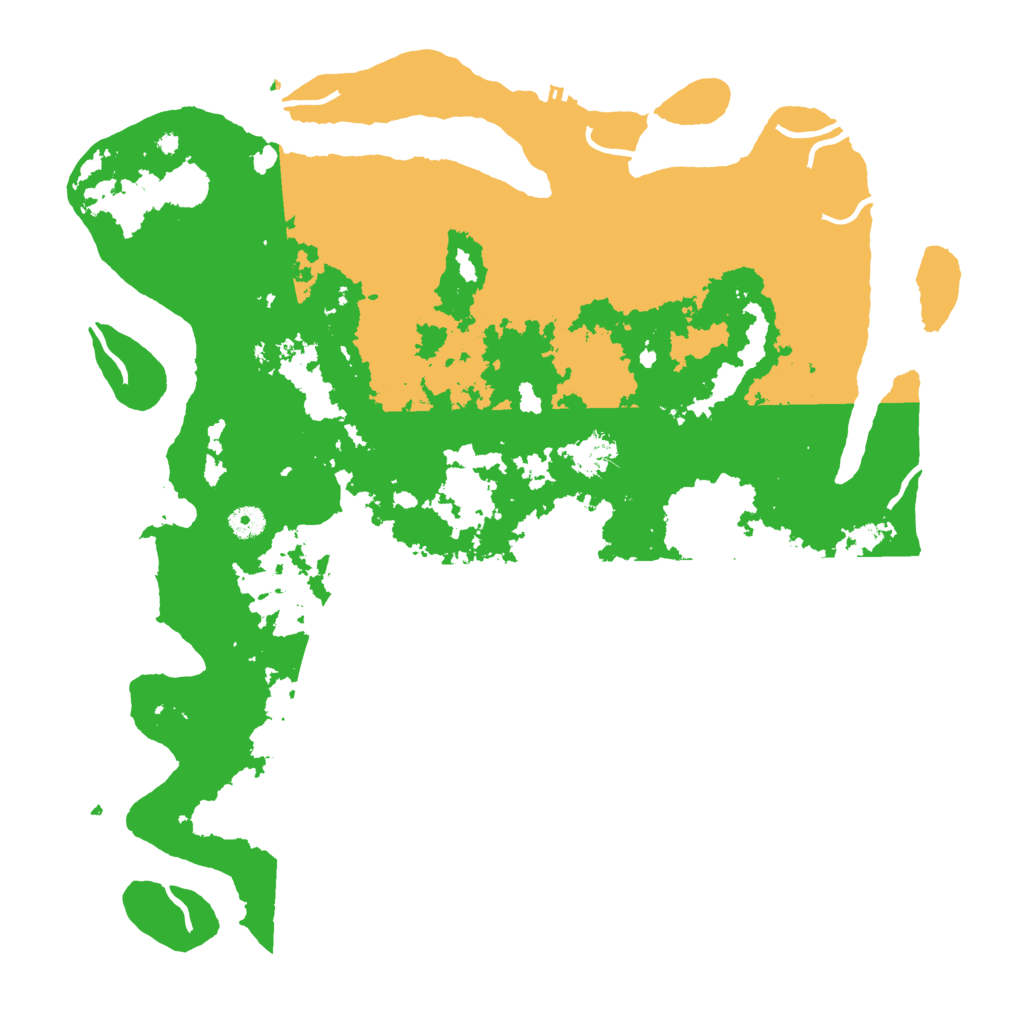 Biome Rust Map: Procedural Map, Size: 4500, Seed: 555375492