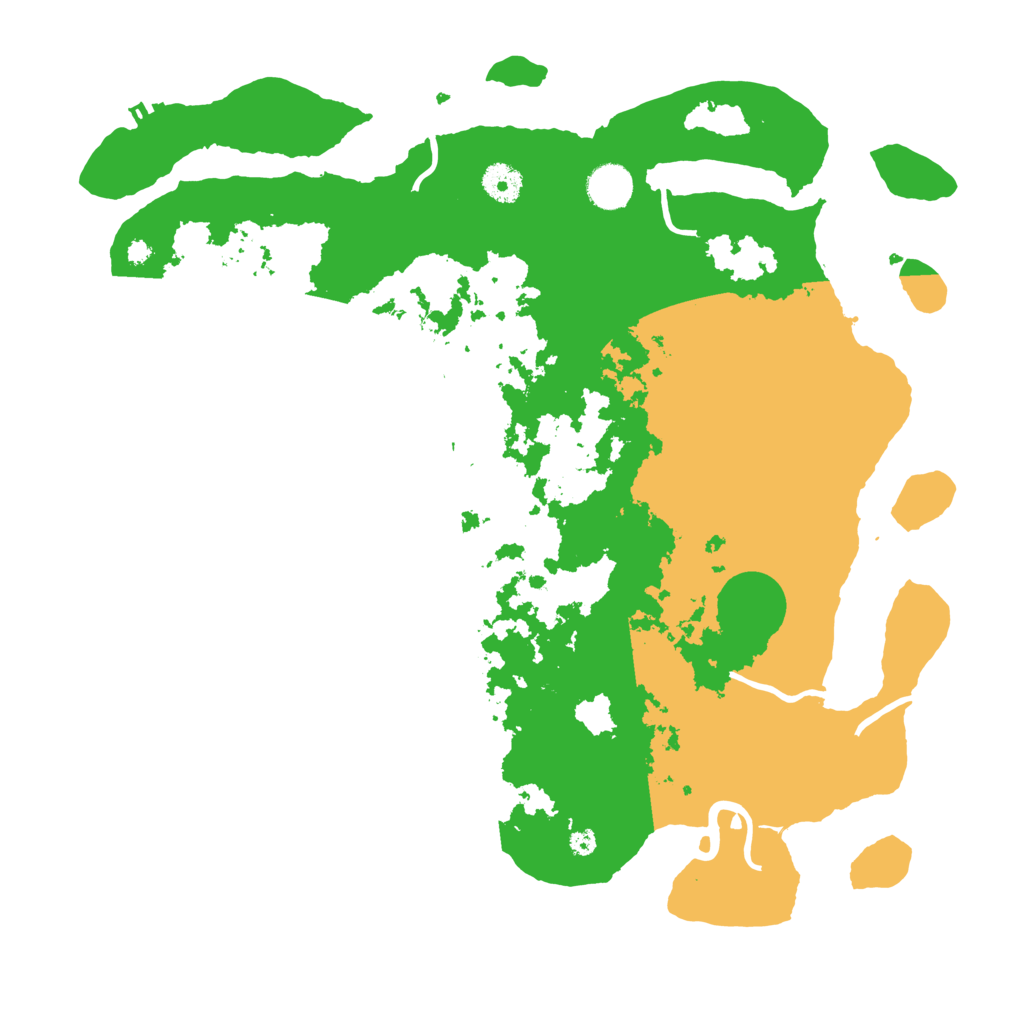 Biome Rust Map: Procedural Map, Size: 3950, Seed: 558670540