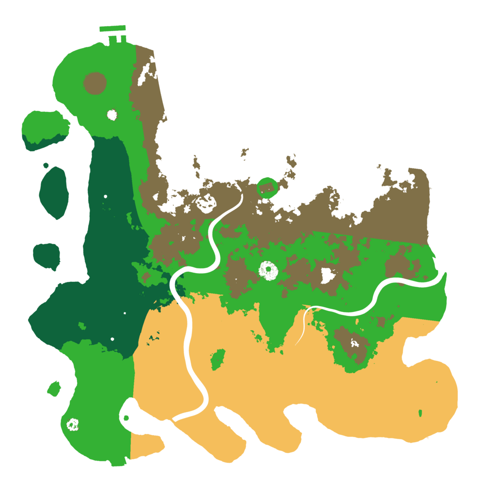Biome Rust Map: Procedural Map, Size: 3850, Seed: 786235994