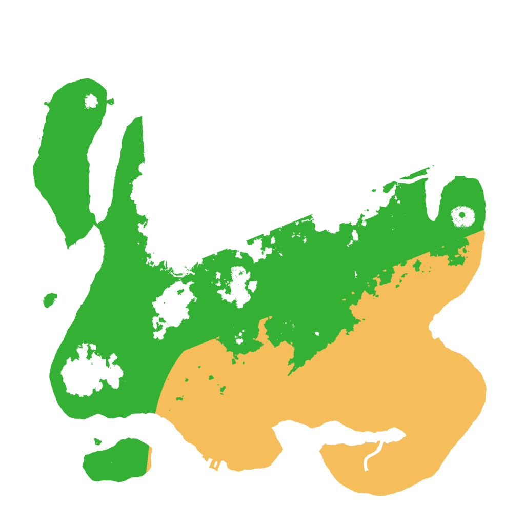 Biome Rust Map: Procedural Map, Size: 3500, Seed: 449288445