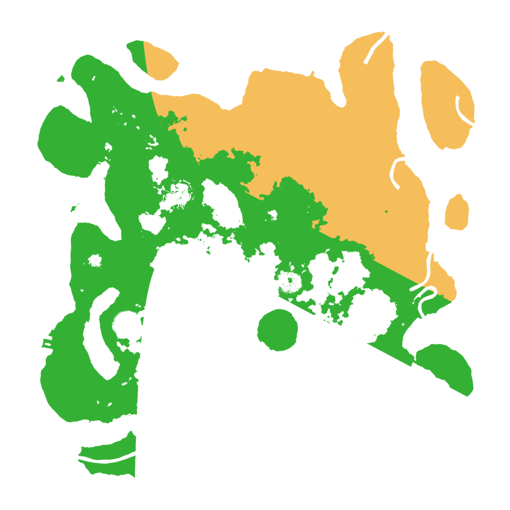 Biome Rust Map: Procedural Map, Size: 3500, Seed: 353466004