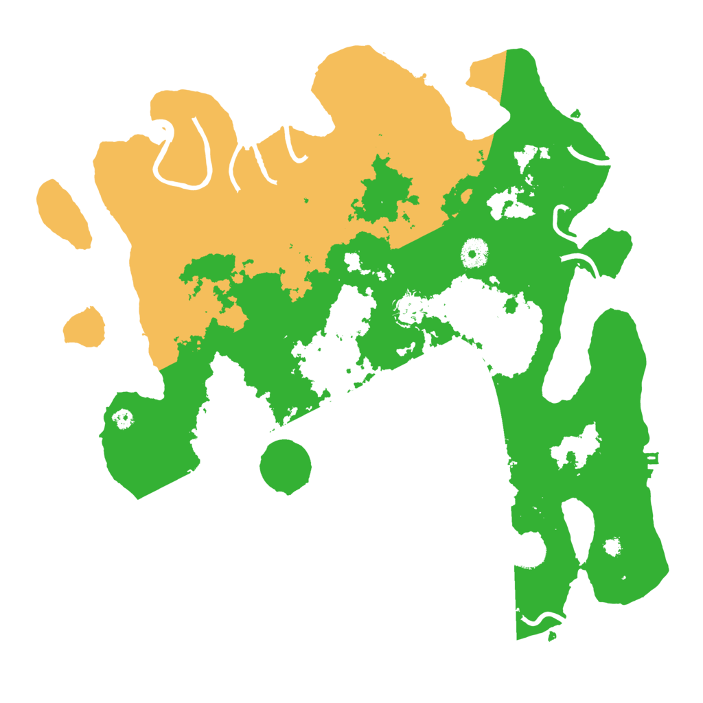 Biome Rust Map: Procedural Map, Size: 3650, Seed: 2424