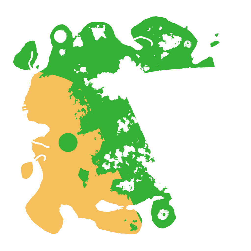 Biome Rust Map: Procedural Map, Size: 3500, Seed: 86356757
