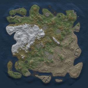 Thumbnail Rust Map: Procedural Map, Size: 4250, Seed: 1670448595, 19 Monuments