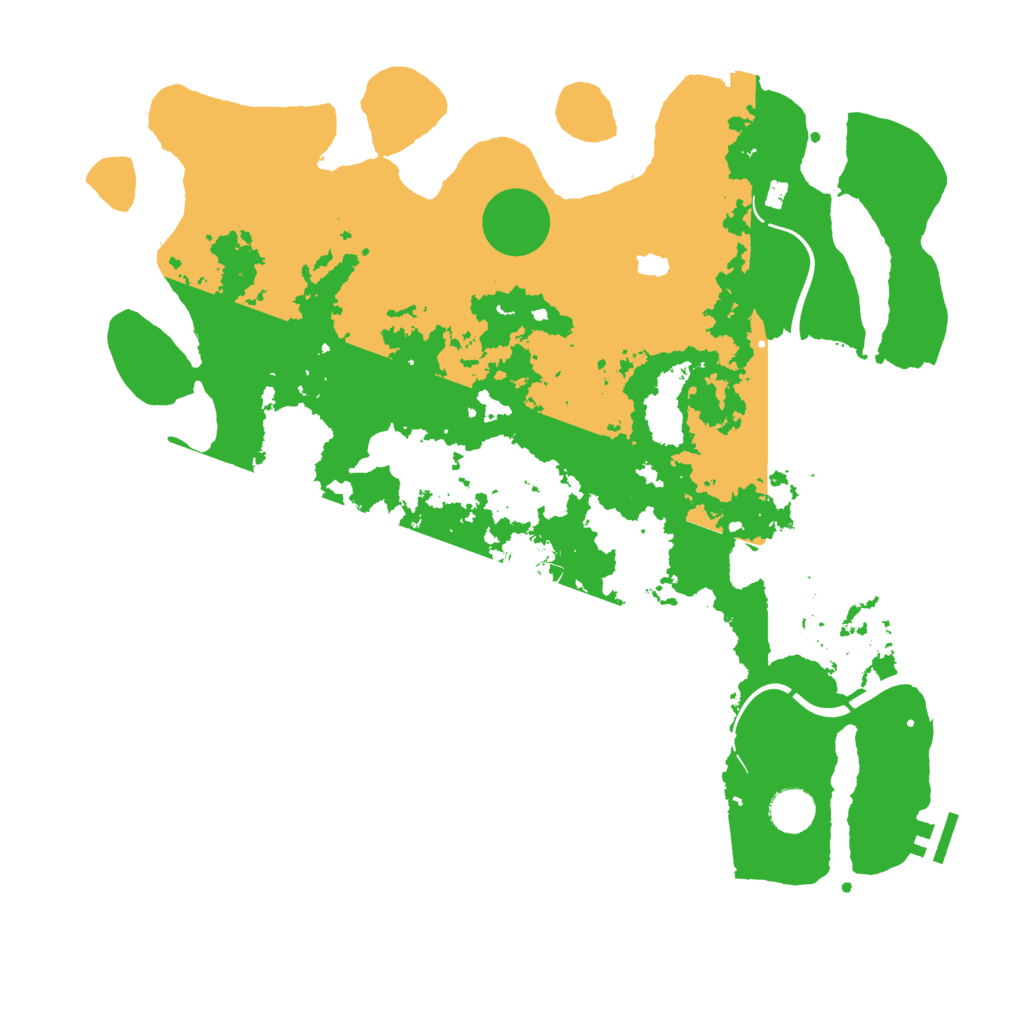 Biome Rust Map: Procedural Map, Size: 4000, Seed: 1212