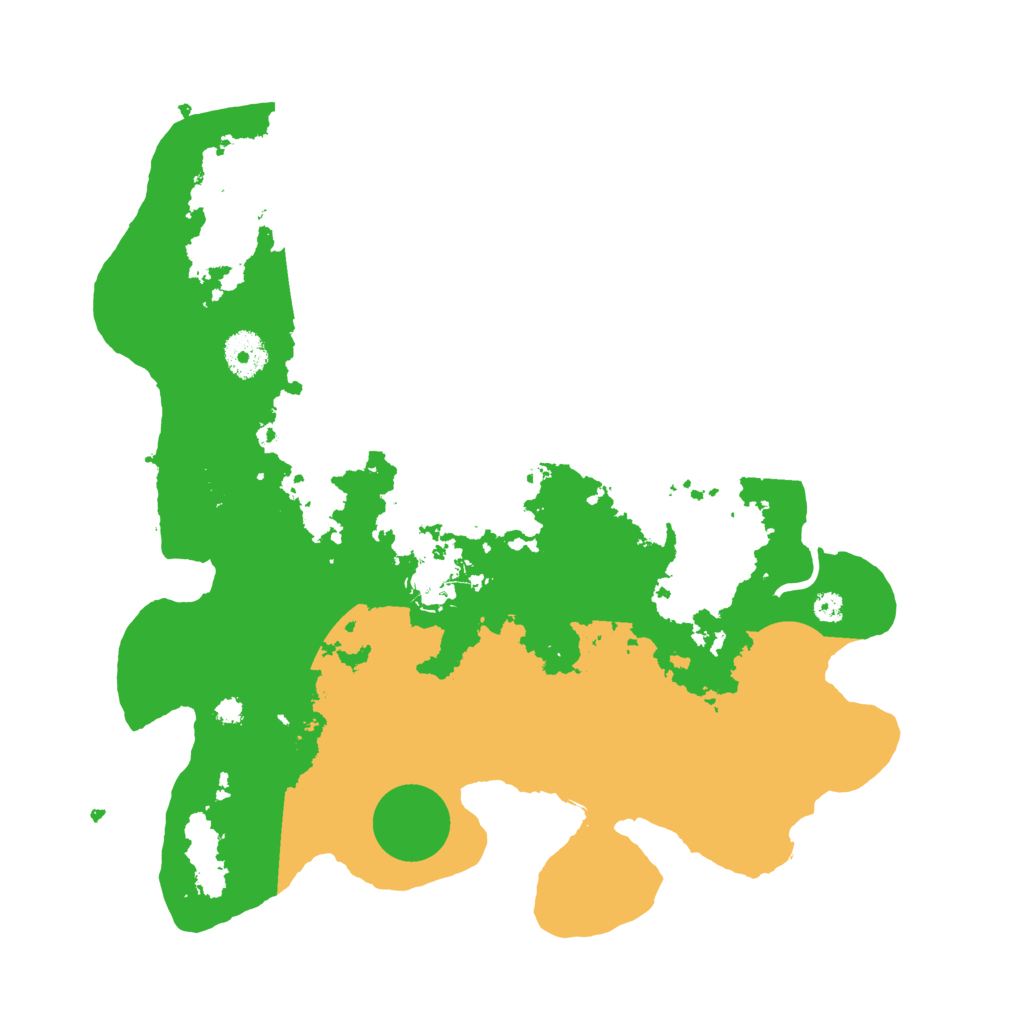 Biome Rust Map: Procedural Map, Size: 3500, Seed: 322860106