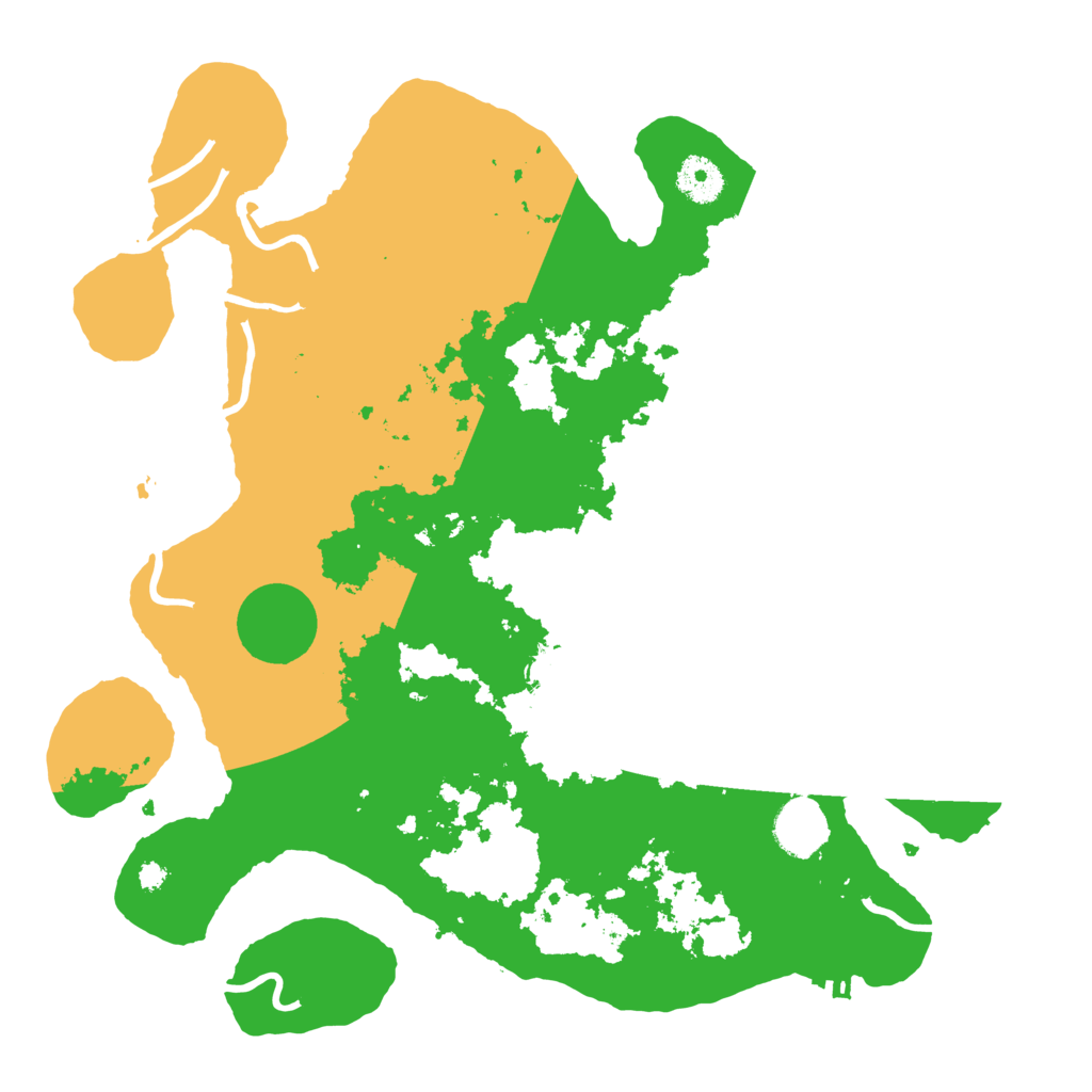 Biome Rust Map: Procedural Map, Size: 3600, Seed: 123231415