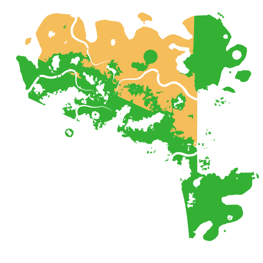 Biome Rust Map: Procedural Map, Size: 5000, Seed: 9857762