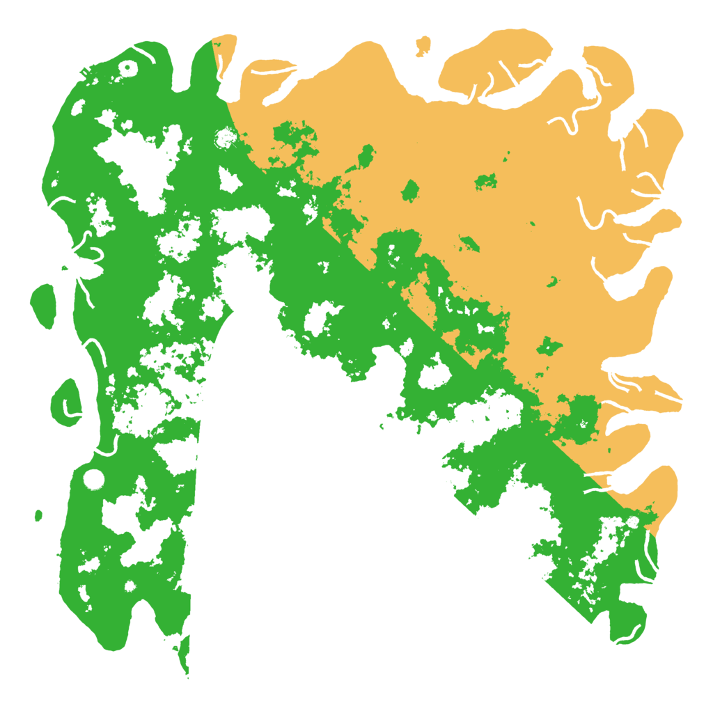 Biome Rust Map: Procedural Map, Size: 6000, Seed: 429813