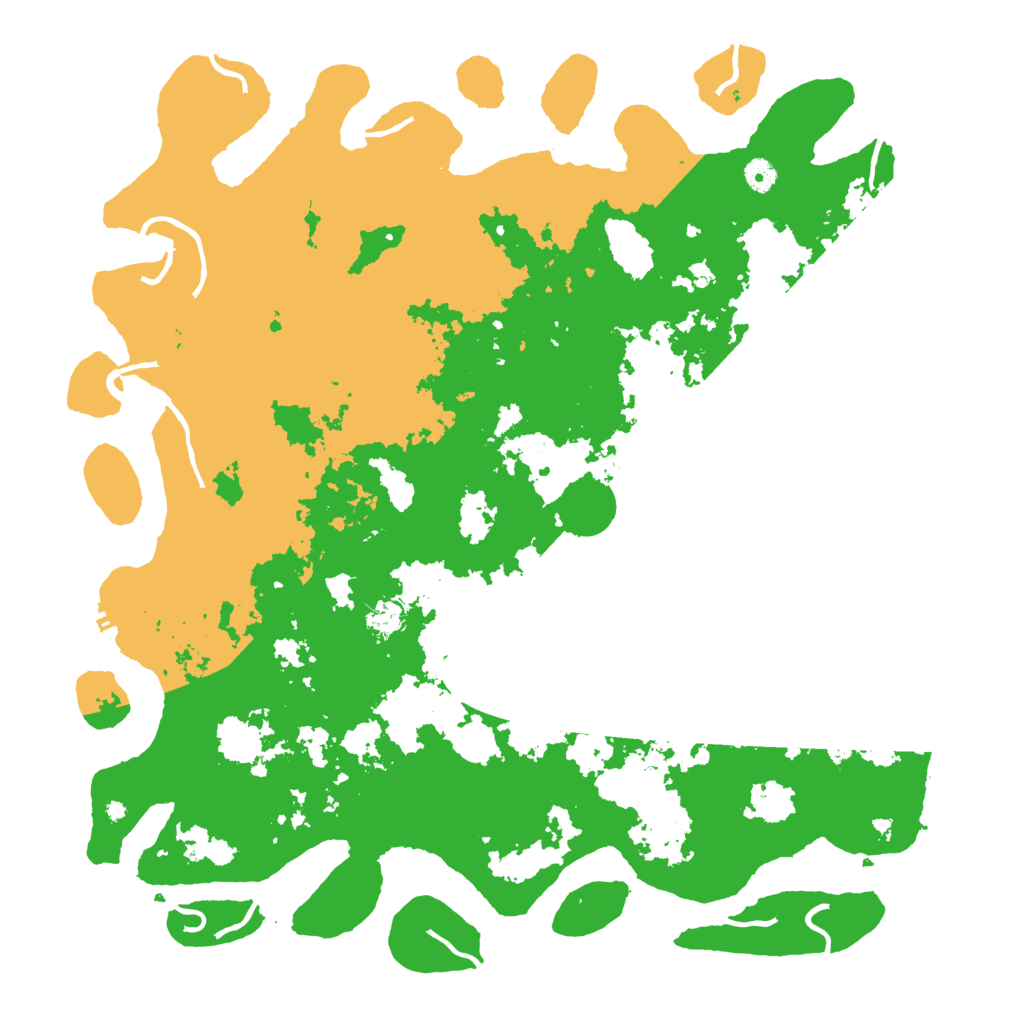 Biome Rust Map: Procedural Map, Size: 4800, Seed: 613825483