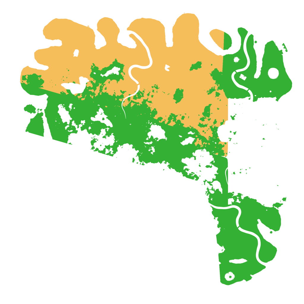 Biome Rust Map: Procedural Map, Size: 5000, Seed: 50098343