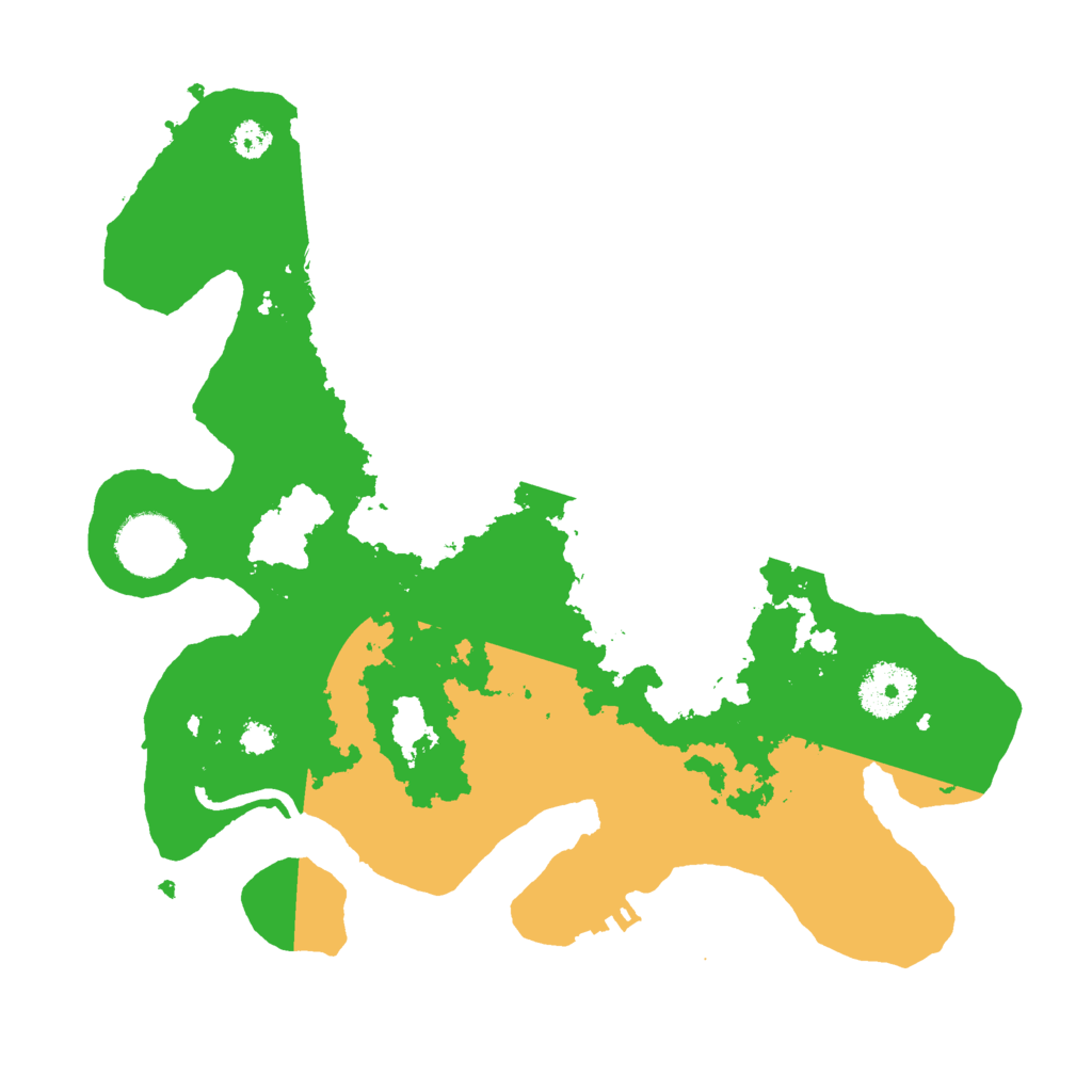 Biome Rust Map: Procedural Map, Size: 3000, Seed: 585755066