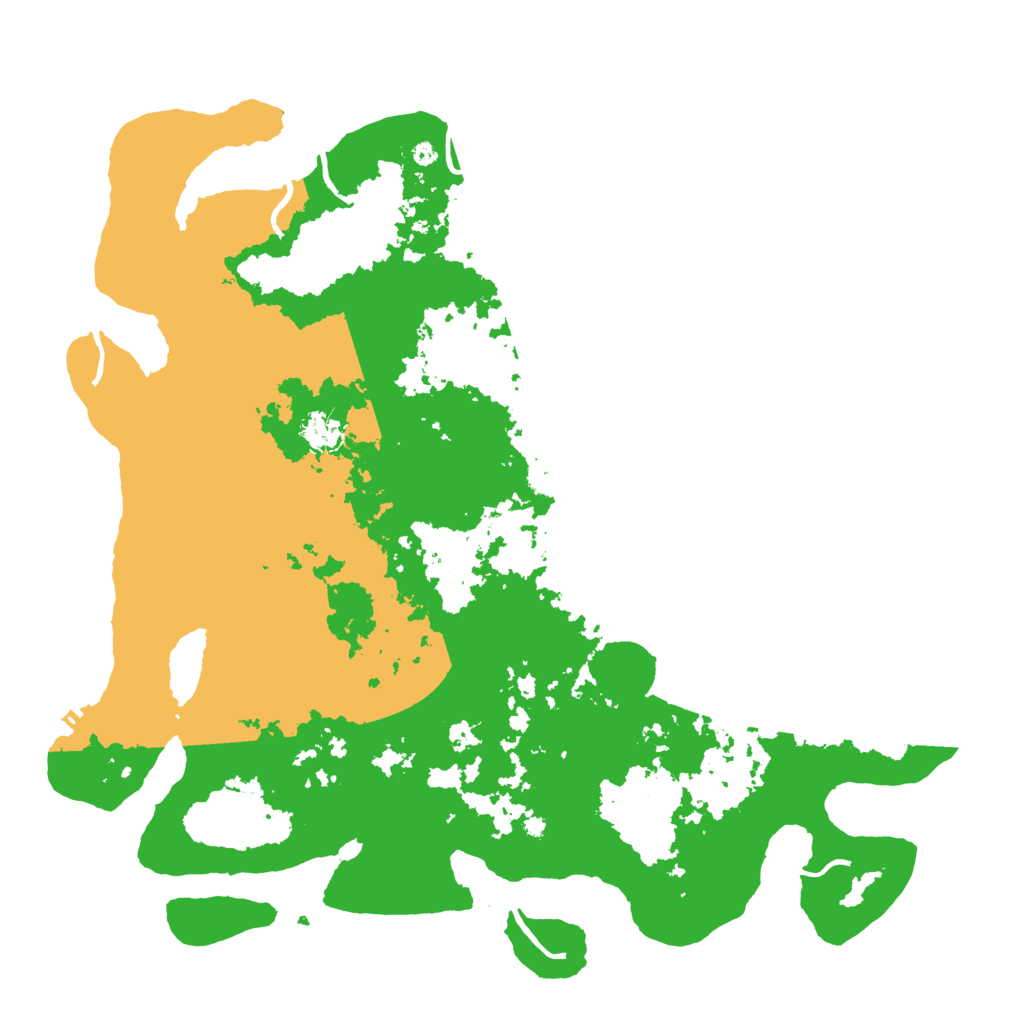 Biome Rust Map: Procedural Map, Size: 4500, Seed: 5675757