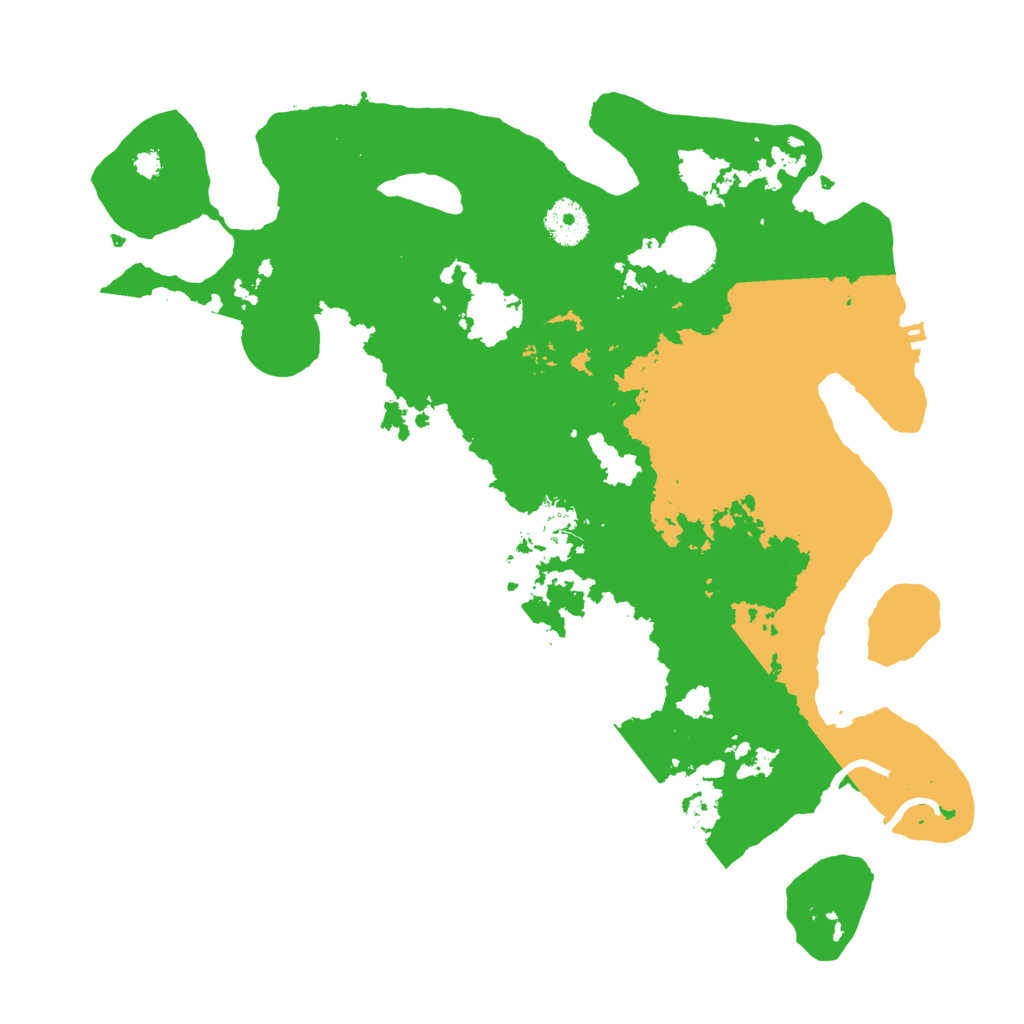 Biome Rust Map: Procedural Map, Size: 3500, Seed: 1617804509