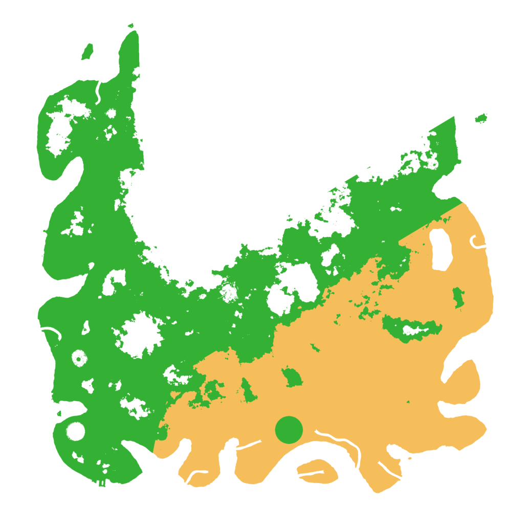 Biome Rust Map: Procedural Map, Size: 5000, Seed: 628479254