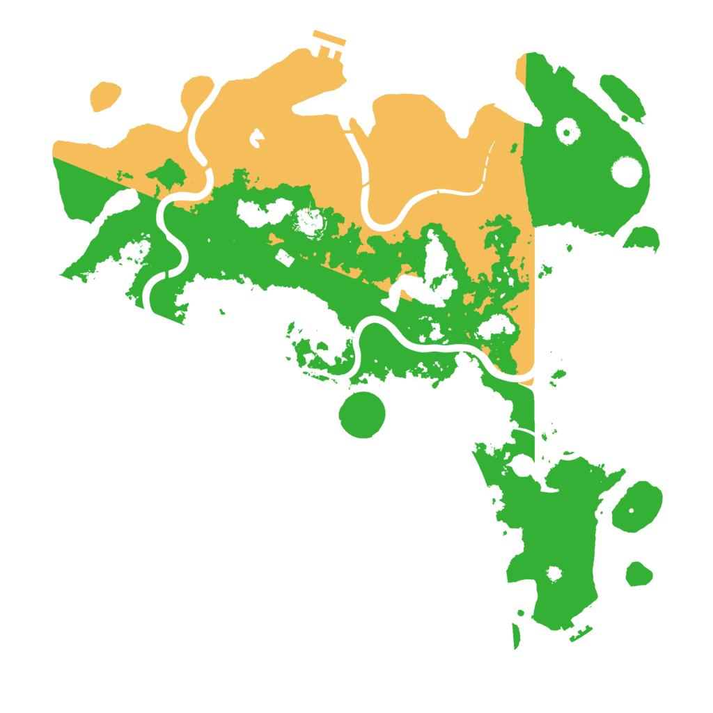 Biome Rust Map: Procedural Map, Size: 4300, Seed: 489489
