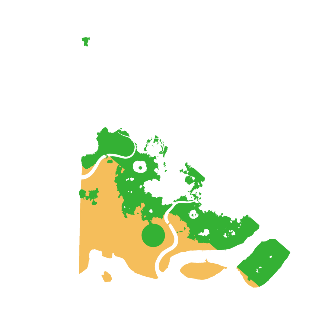 Biome Rust Map: Procedural Map, Size: 3500, Seed: 1806720871