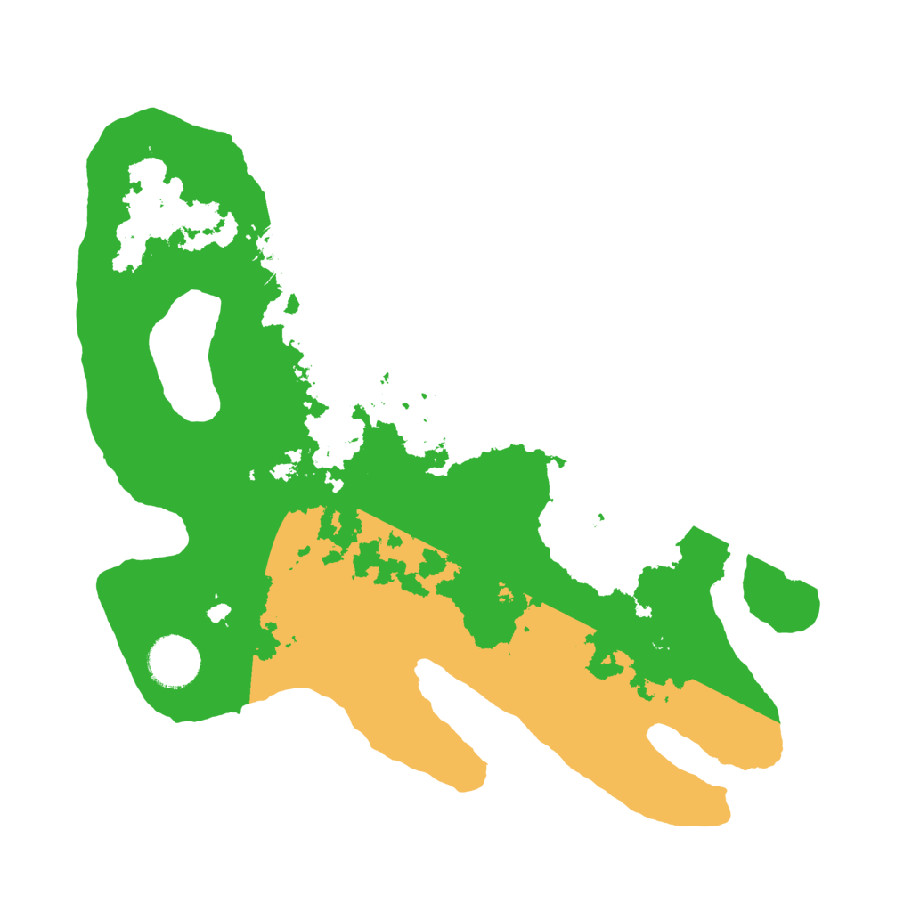 Biome Rust Map: Barren, Size: 3100, Seed: 33458