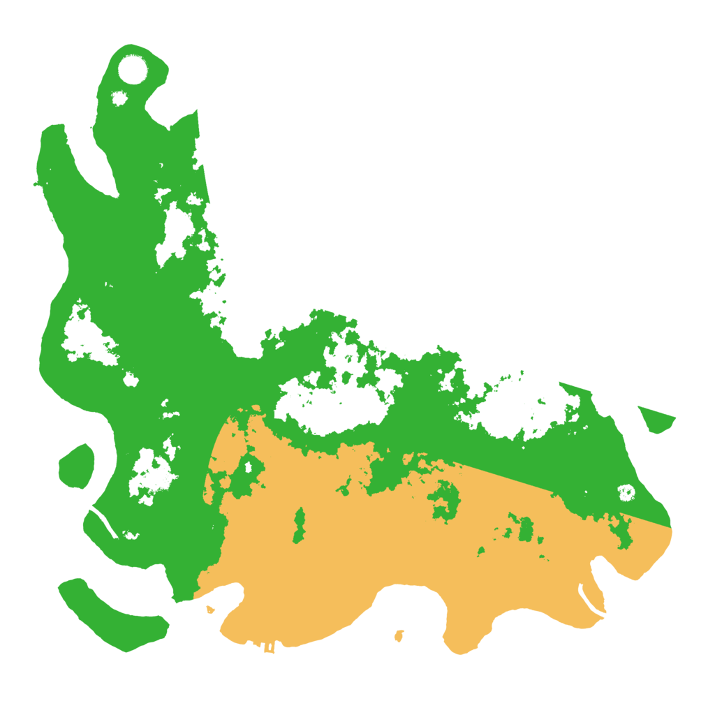 Biome Rust Map: Procedural Map, Size: 4300, Seed: 447405457