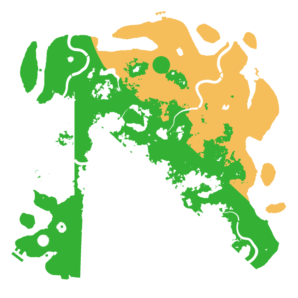 Biome Rust Map: Procedural Map, Size: 4500, Seed: 4565793