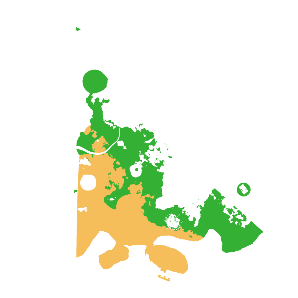 Biome Rust Map: Procedural Map, Size: 3500, Seed: 968489150