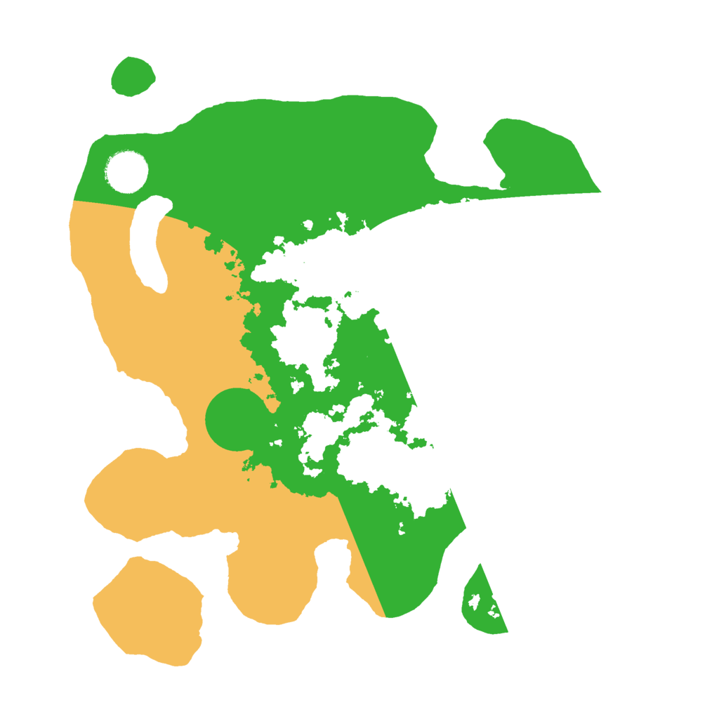 Biome Rust Map: Barren, Size: 3000, Seed: 847597252