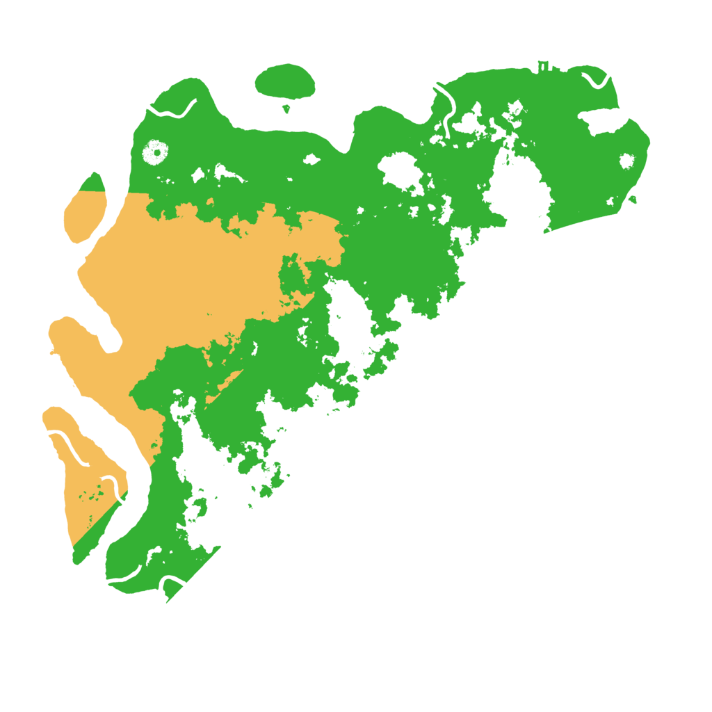 Biome Rust Map: Procedural Map, Size: 4300, Seed: 1642299486