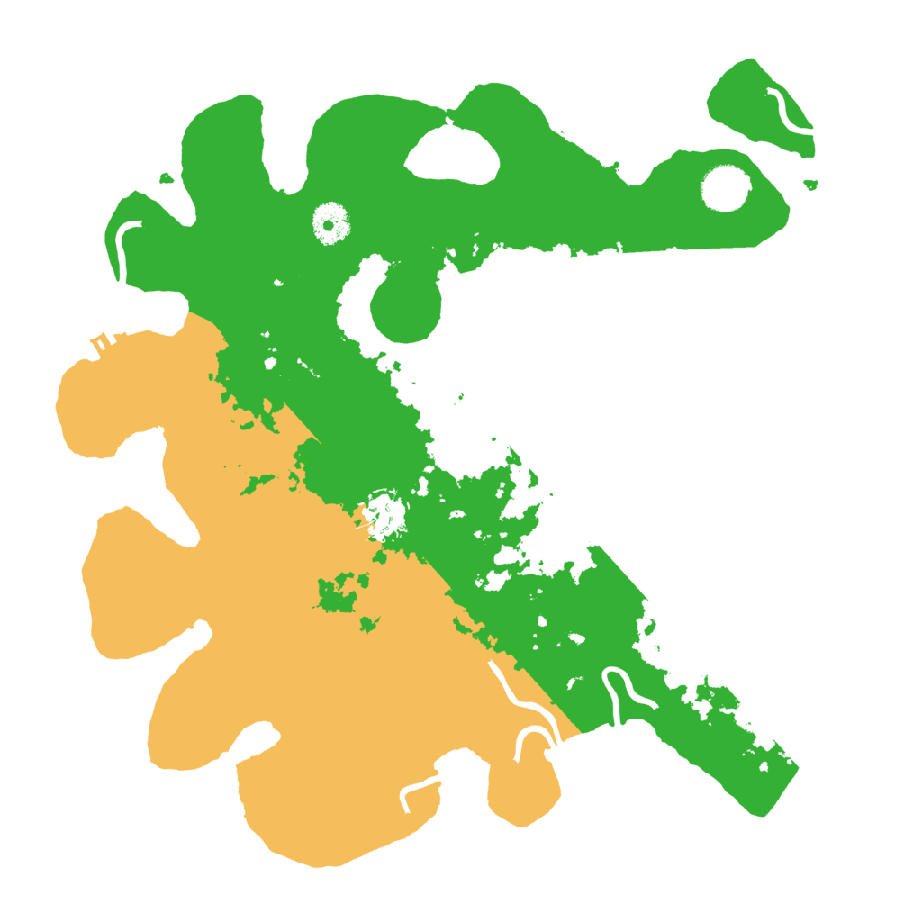 Biome Rust Map: Procedural Map, Size: 3500, Seed: 241996761