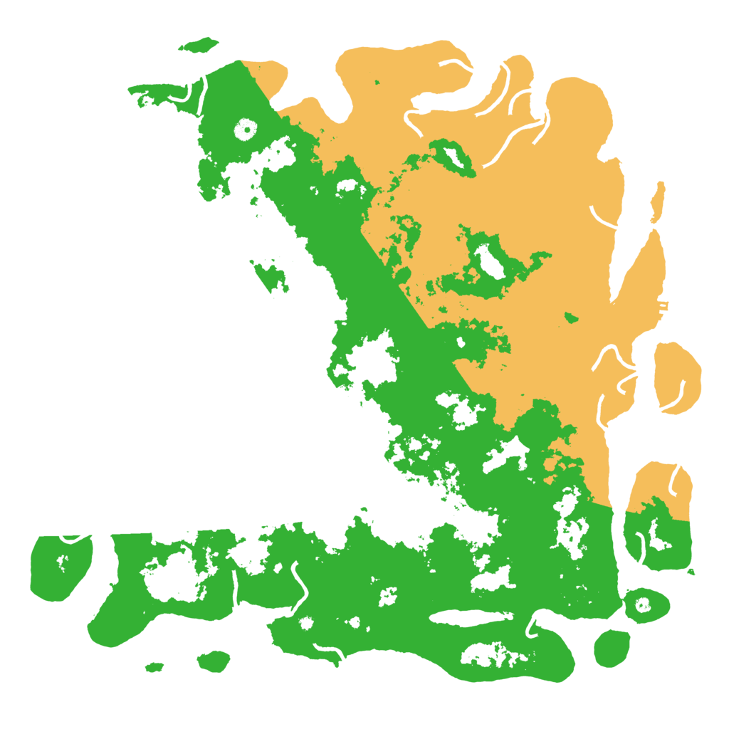 Biome Rust Map: Procedural Map, Size: 5000, Seed: 34500