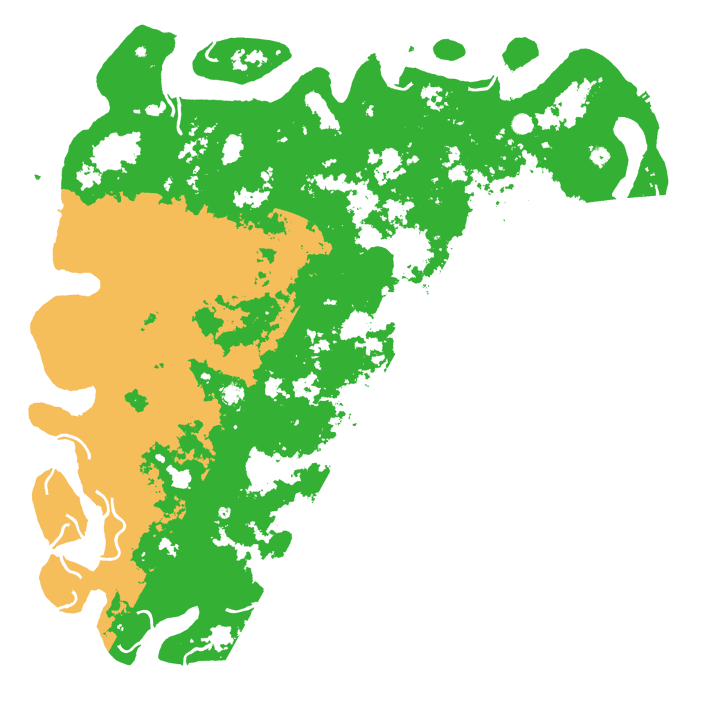 Biome Rust Map: Procedural Map, Size: 6000, Seed: 875383