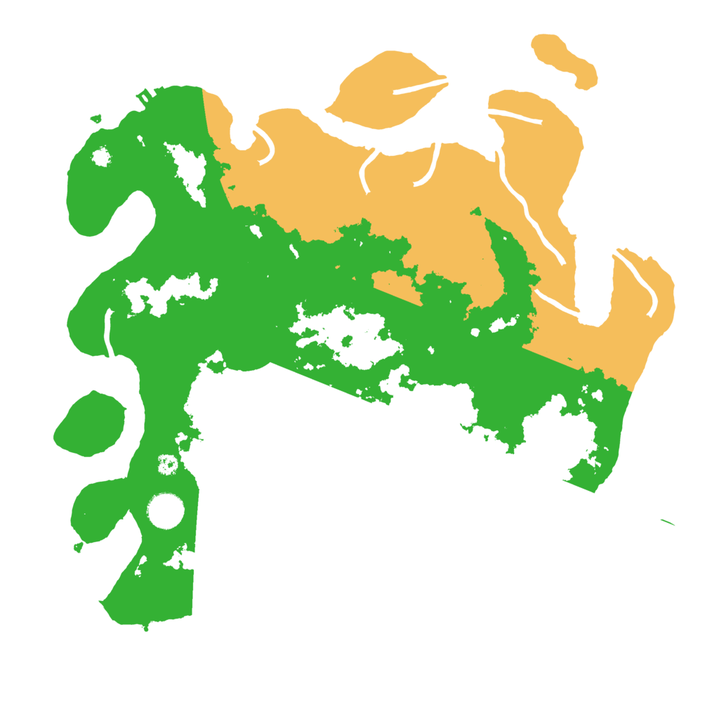 Biome Rust Map: Procedural Map, Size: 3500, Seed: 825456