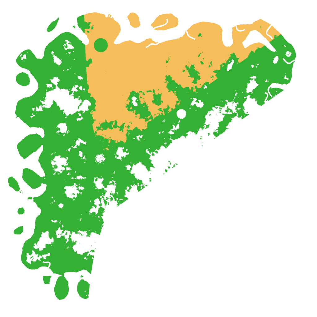 Biome Rust Map: Procedural Map, Size: 6000, Seed: 509156