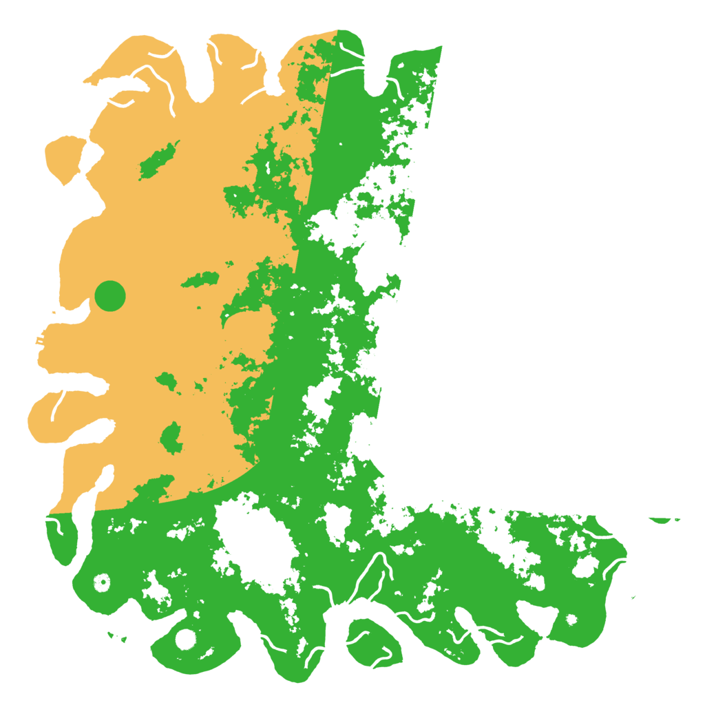 Biome Rust Map: Procedural Map, Size: 6000, Seed: 299483