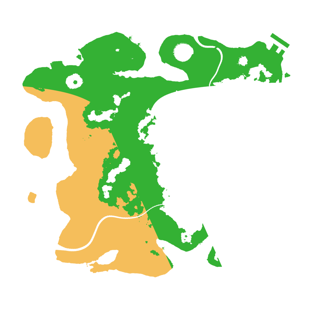 Biome Rust Map: Procedural Map, Size: 3000, Seed: 65956